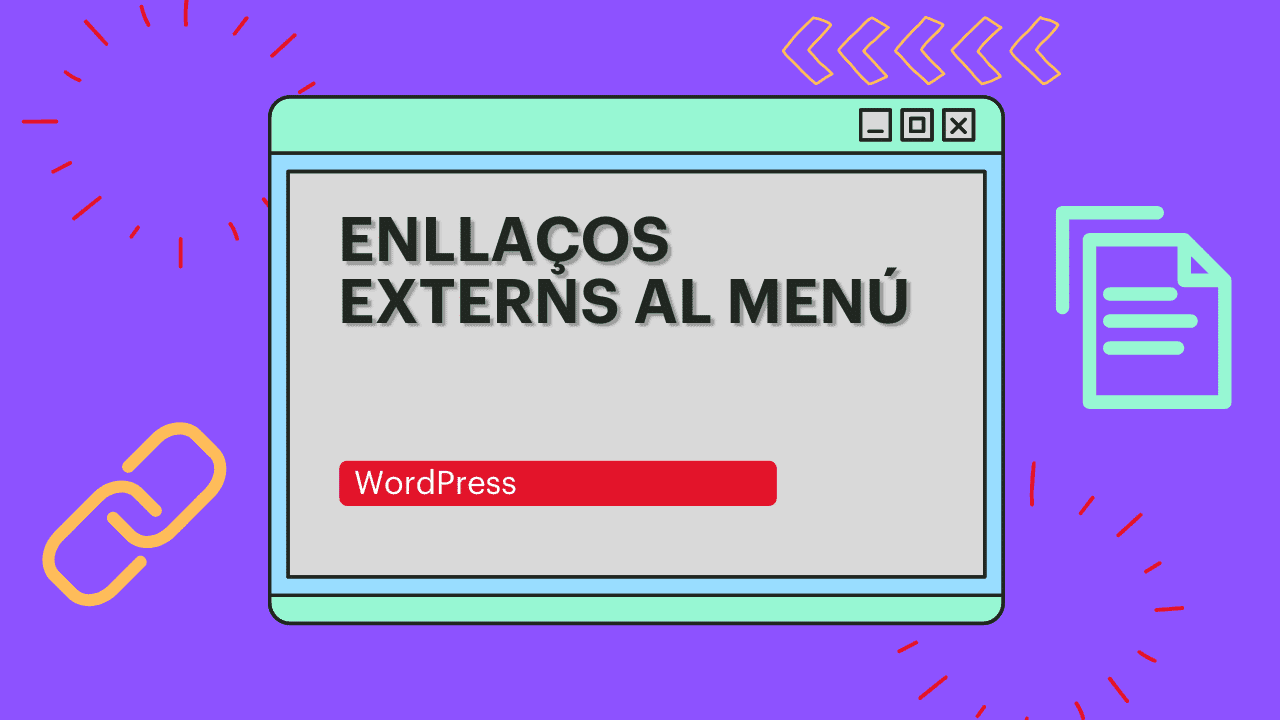 Afegir enllaços externs al menú