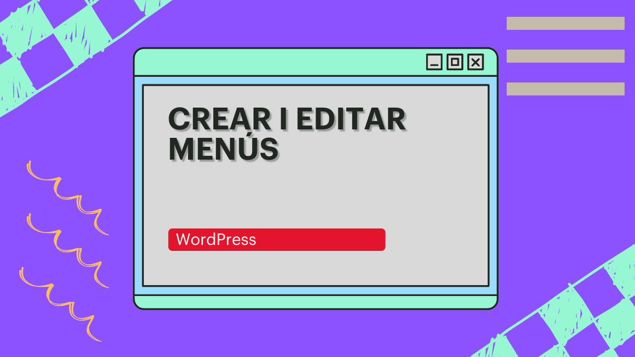 Crear i editar menús