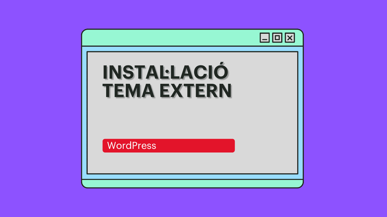 Extern theme installation