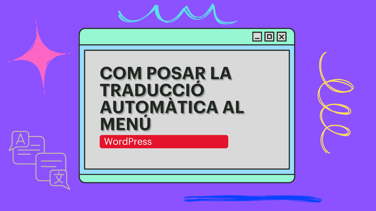 Traducció automàtica al menú
