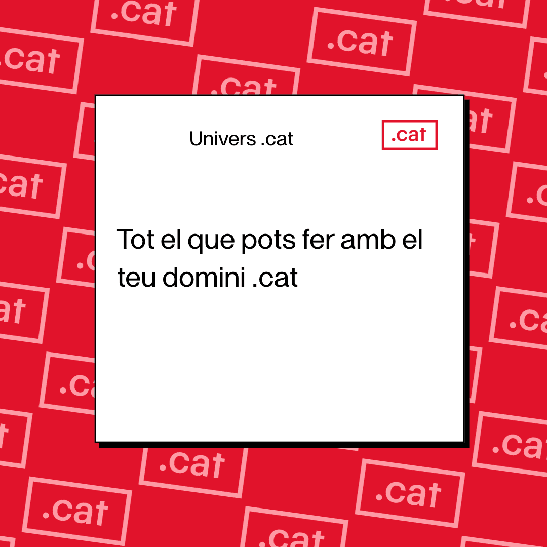 Todo lo que puedes hacer con tu dominio .cat