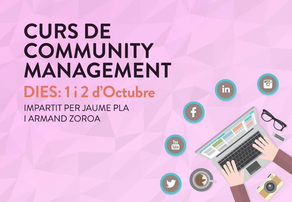 Curs de “Community management”, amb Jaume Pla i l’Armand Zoroa