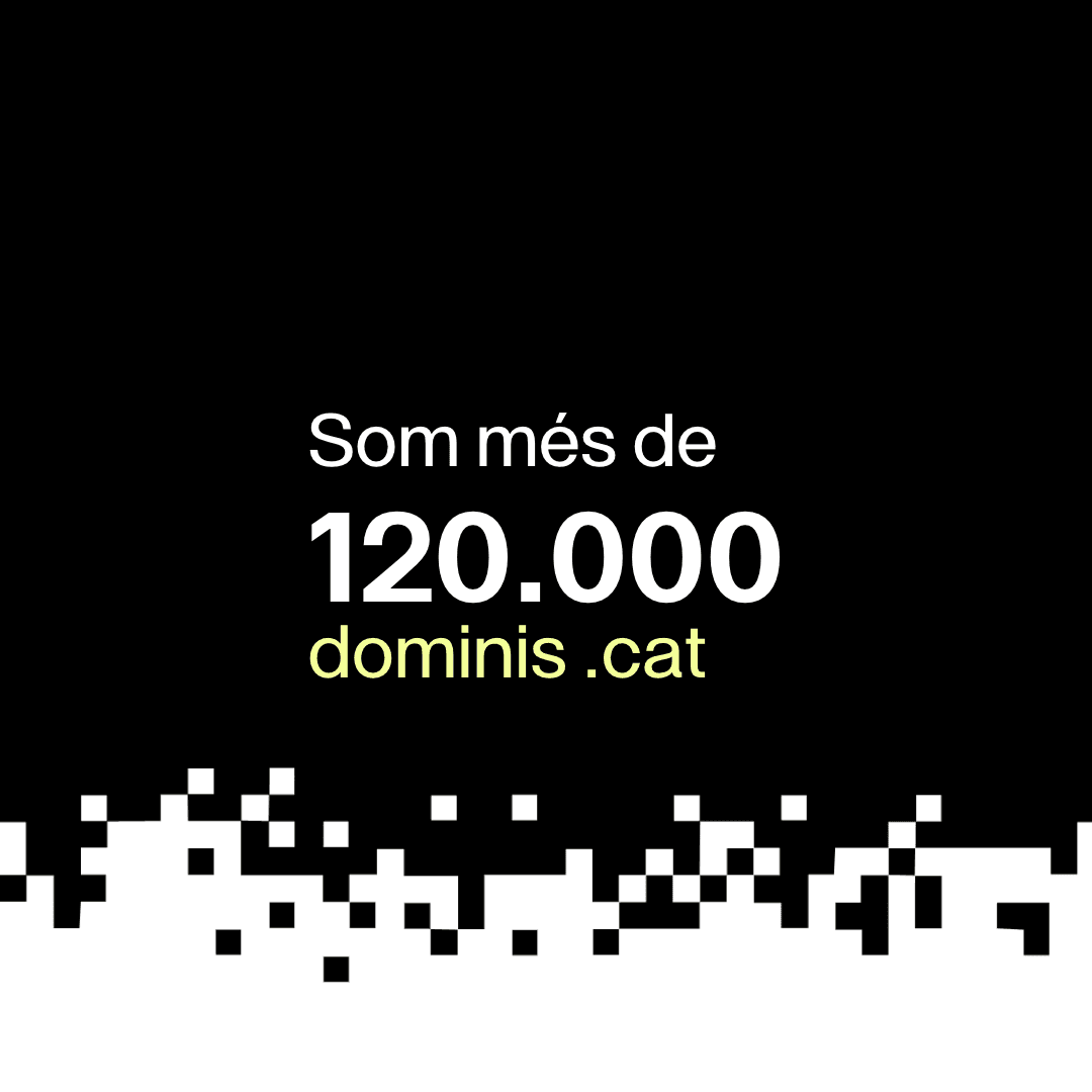 El .cat arriba als 120.000 dominis en l’any del seu vintè aniversari